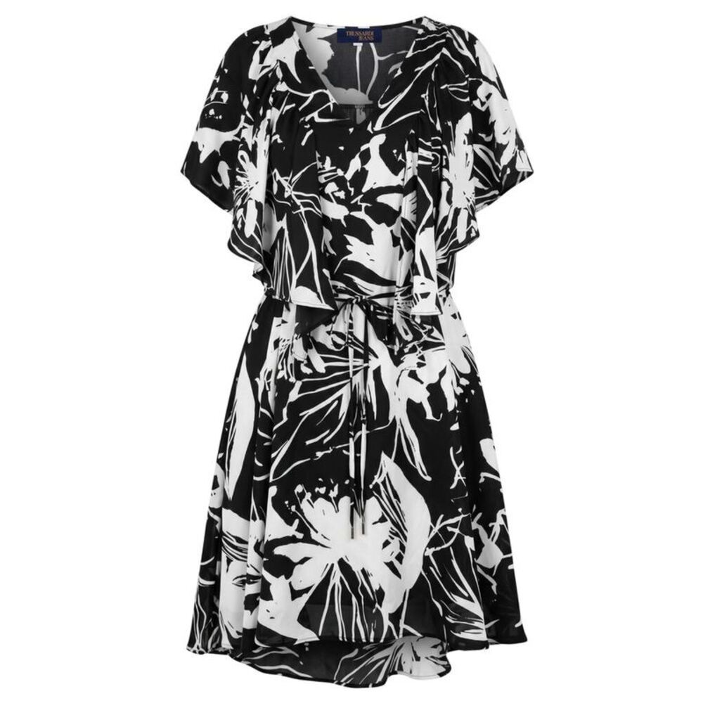 Trussardi Jeans Black Polyester Women Women's Dress
